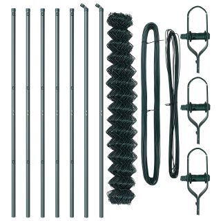 Ahelsild 7 Postiga 1.6x10 m Galvaniseeritud Teras Roheline