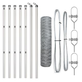 Kuusnurkne Aed 0,6x10 m Galvaniseeritud Teras
