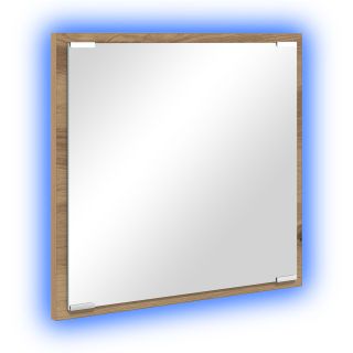 LED vannitoa peegel Tammepuit 40x8.5x37 cm Tehispuit