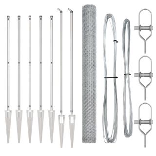 Hekki aed 1.6x10 m galvaniseeritud terasest