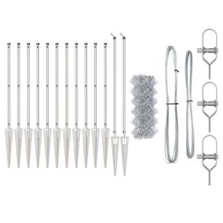 Ahel-link aiaraud 13 spikede postiga 0.6x25 m Galvaniseeritud teras