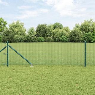 keermestatud traafikaar koos 13 kruvi postiga Roheline 0.5x25 m Teras