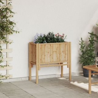 Aedade tõstetud peenar 70x35x70 cm Bambusest
