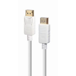CABLE DISPLAY PORT 1.8M/WHITE CC-DP2-6-W GEMBIRD