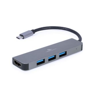 I/O ADAPTER USB-C TO HDMI/USB3/2IN1 A-CM-COMBO2-01 GEMBIRD