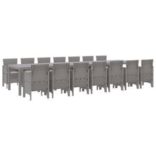 15-osaline aia söögilaud koos patjadega Helehall Polürotang,aia laud Helehall 250x100x73 cm Polürotang,aia laud Helehall 150x100x73 cm Polürotang,aia toolid koos patjadega 2 tk Helehall Polürotang,aia toolid koos patjadega 4 tk Helehall Polürotang