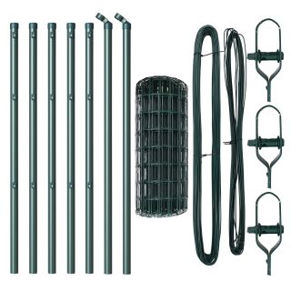 Euro Aed 7 Postiga 0.4x10 m Galvaniseeritud Terasest Roheline