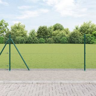 Keermestatud Traafi Aed 13 Flanged Postiga Roheline 0.8x50 m Teras