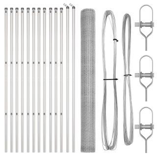 Kuusnurkne Aed 1,6x25 m Galvaniseeritud Tera