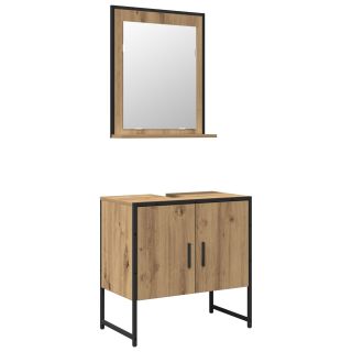 2-osaline vannitoakappide komplekt artisan tamme kunstpuust