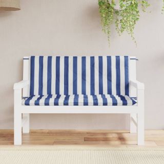 aiapingi istmepadjad 2 tk, sinise/valge triibuline, 120x50x7cm
