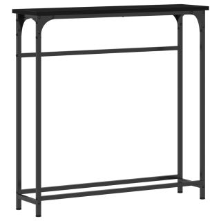Kontrolleri Laud Must Üksikpuu 75x19,5x75 cm Tehispuit
