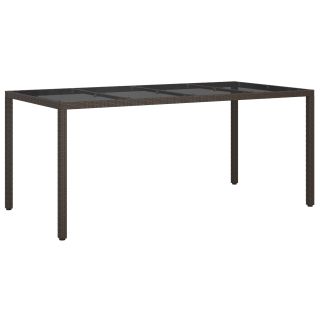 Aiamööbli Söögilaud Pruun 190x90x75 cm Polürotang