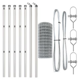 Euro Aed koos 7 posti 0.4x10 m Galvaniseeritud teras
