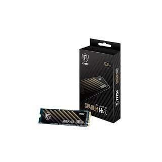 SSD|MSI|SPATIUM M450|500GB|M.2|PCIe Gen4|NVMe|3D NAND|Write speed 2300 MBytes/sec|Read speed 3600 MBytes/sec|2.15mm|TBW 300 TB|MTBF 1500000 hours|S78-440K380-P83