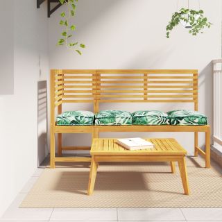 Padi-padi istumiseks 4 tk Lehemuster 40x40x8 cm Oxfordi kangas