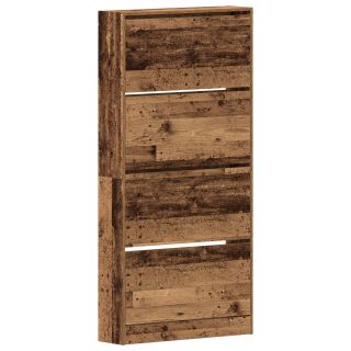Jalanõude Kapp Vana puit Tehispuit 80 x 21 x 163.5 cm Kestlik
