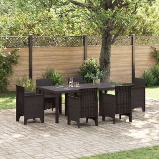 Aia Laud Pruun 200x100x73 cm Polü Ratta