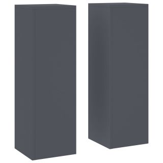 Välised Taimealused Pillar 2 tk Antratsiit 24x24x75 cm Teras