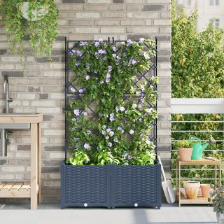 aia alus trellisega 2 tk Hall 80x40x143 cm