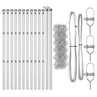 Kettvõrk koos 13 posti 0.4x25 m Galvaniseeritud terasest