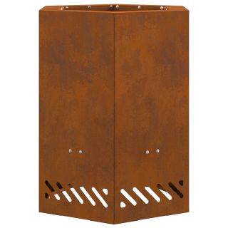 Suitsematu Tuleplats Kuusnurkne 38x38x51 cm Ilmastikukindel Teras