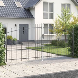 hall aia värav oksakujulise topelt avamisega 175x400 cm teras