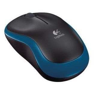 MOUSE USB OPTICAL WRL M185/BLUE 910-002236 LOGITECH