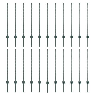 Aiapostid 22 tk U-kanal Roheline 140 cm Teras