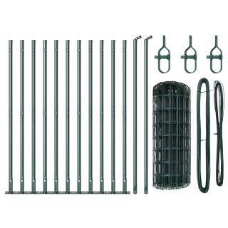 Euro Aed koos 13 Flange Postidega 0.4x25 m Kuumtsinkitud Teras