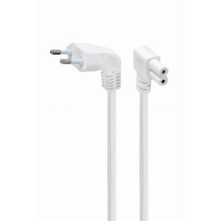 CABLE POWER EU 2.5M ANGLED/PC-184L-VDE-2.5M-W GEMBIRD