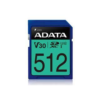 MEMORY SDXC 512GB V30/ASDX512GUI3V30S-R ADATA