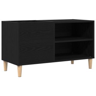 Reklaamkapp Must Puit 84,5x38x48 cm Tehispuit