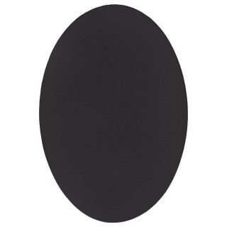 Vaip HUARTE Must 120x170 cm Ovaalne