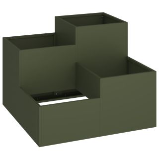 Aed Zaal 80x80x60 cm Oliiviroheline Teras