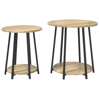 Kõrge laud 2 tk Sonoma tamme spoon ja metall