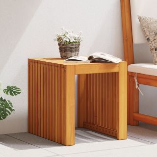 Aia kõrvalaud 43x36x40 cm Solid puidust tiikpuu