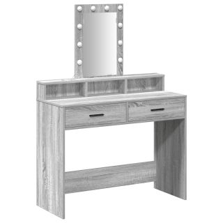 Tualettlaud LED-valgede funktsioonidega Hall Sonoma 100x41x140 cm