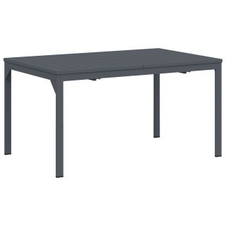 pikendatavad lauad 2 tk antratsiit 210x90x73 cm teras,pikendatav aia laud antratsiit (140-210)x90x73 cm teras
