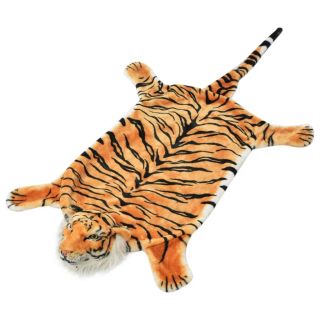 tiigrikujuline vaip, plüüs 144 cm pruun