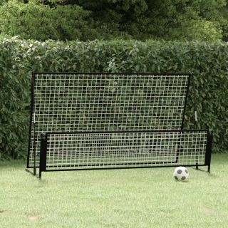 футбольные ворота два в одном 202x104x120 см сталь
