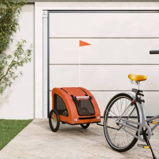 lemmiklooma ratta järelkäru, oranž, oxford kangas/raud