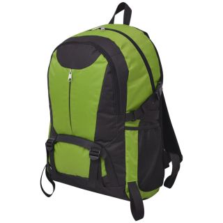 matkakott 40 l, must ja roheline