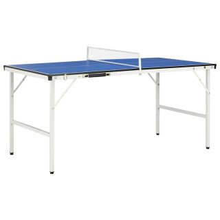 Теннисный стол 150 см с сеткой, 152 x 76 x 66 см, синий