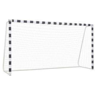 футбольные ворота 300 x 160 x 90 см металлические черно-белые
