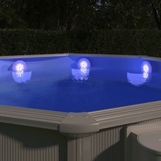 sukeldatav ujuv basseini LED-lamp, puldiga, valge