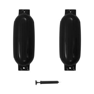 paadi kaitseraud 2 tk, must, 69 x 21,5 cm, PVC