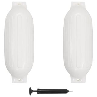 paadi kaitseraud 2 tk, valge, 69 x 21,5 cm, PVC