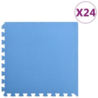 Коврики 24 шт. 8,64 ㎡ EVA пена, синие