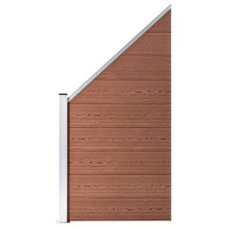 aiapaneel, WPC, 95x(105-180) cm, pruun